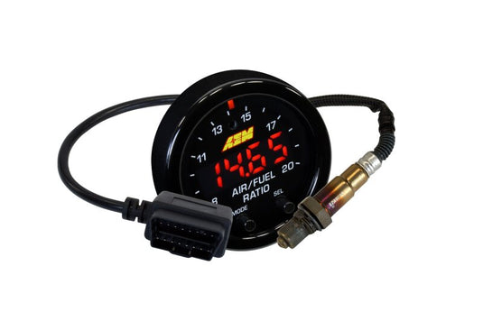 AEM Electronics X-Series OBDII Wideband UEGO AFR Sensor Controller Gauge