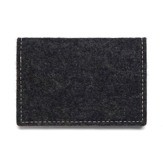 Felt and Leather Bifold Wallet