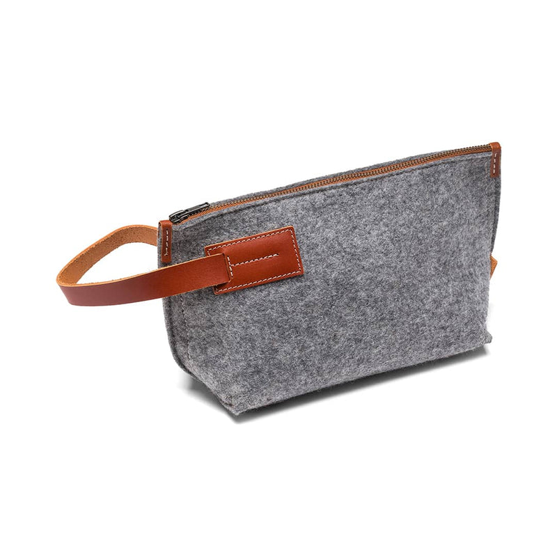 Load image into Gallery viewer, Felt and Leather Travel Kit
