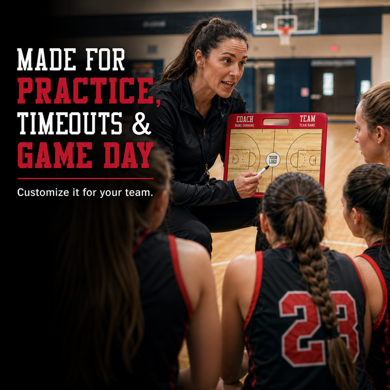 Load image into Gallery viewer, Custom WNBA Basketball Coaching Board 15.7 x 12.6 in (Magnetic)
