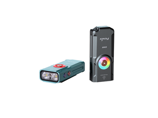 Fenix E06R Keychain Light with White, UV, and Red Laser Lights