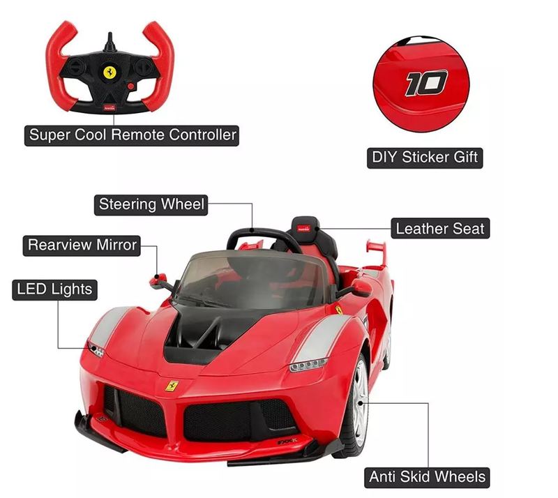 Load image into Gallery viewer, World Famous LaFerrari Edition Ferrari Electric Ride On Car For Children W/Wireless Parental Control
