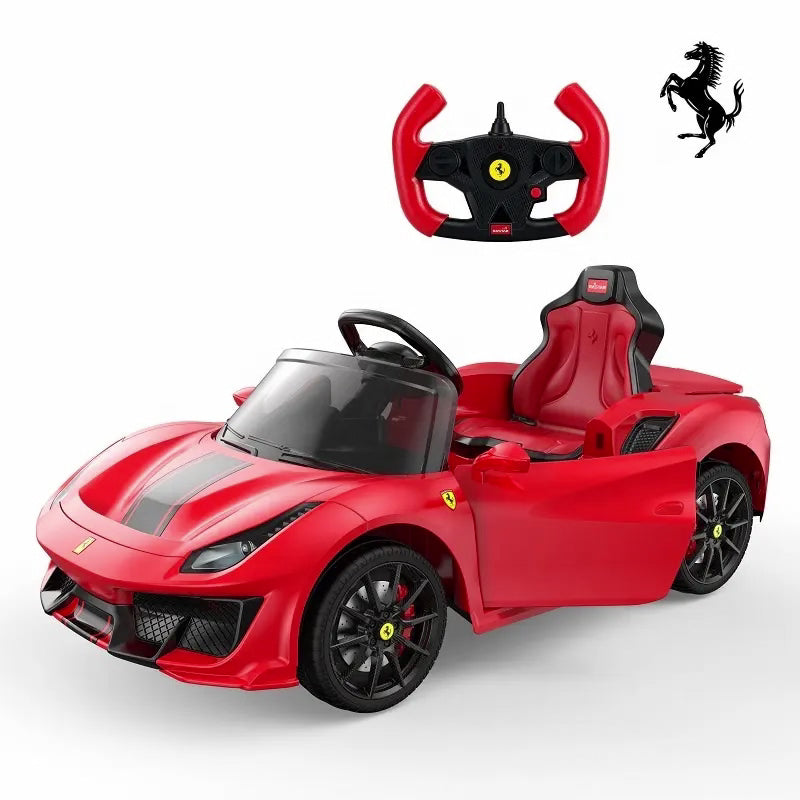 Load image into Gallery viewer, Kids Ferrari 488 Ride On Car For Children W/Wireless Parental Control
