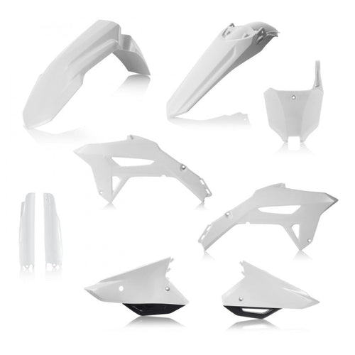 Acerbis 22+ Honda CRF250R/21-24 CRF450R Full Plastic Kit - White/Black 2858921035