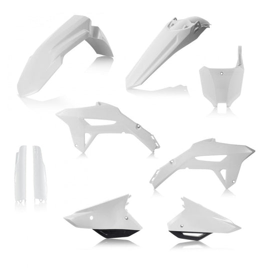 Acerbis 22+ Honda CRF250R/21-24 CRF450R Full Plastic Kit - White/Black 2858921035