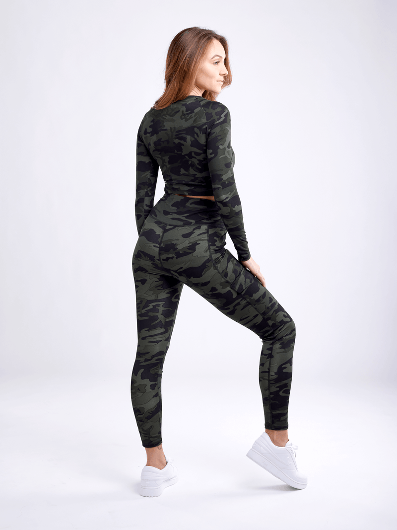 Load image into Gallery viewer, JupiterGear High-Waisted Leggings with Side Cargo Pockets
