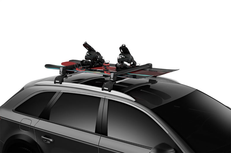 Load image into Gallery viewer, Thule SnowPack M Ski/Snowboard Rack - Black (Up to 4 Pair Skis/2 Snowboards)
