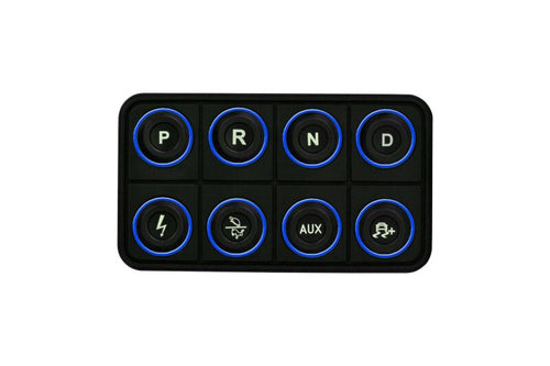 AEM EV 8 Button Keypad CAN Based Programmable Backlighting 30-8400