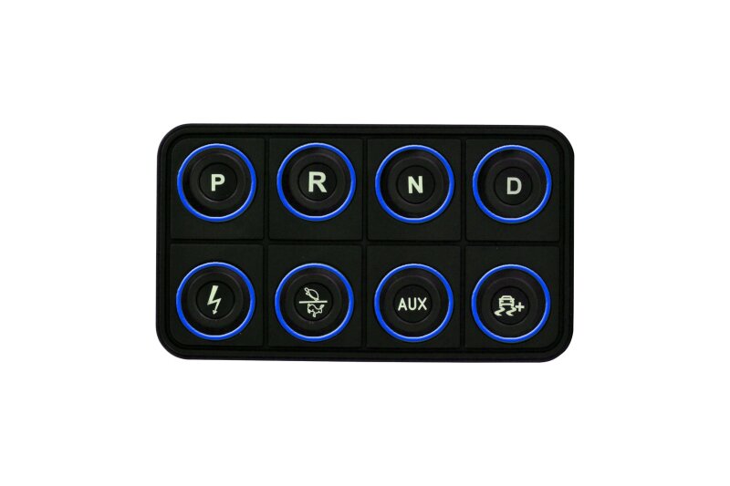 Load image into Gallery viewer, AEM EV 8 Button Keypad CAN Based Programmable Backlighting 30-8400
