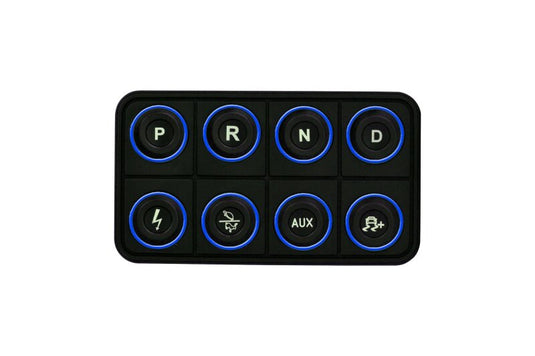 AEM EV 8 Button Keypad CAN Based Programmable Backlighting 30-8400