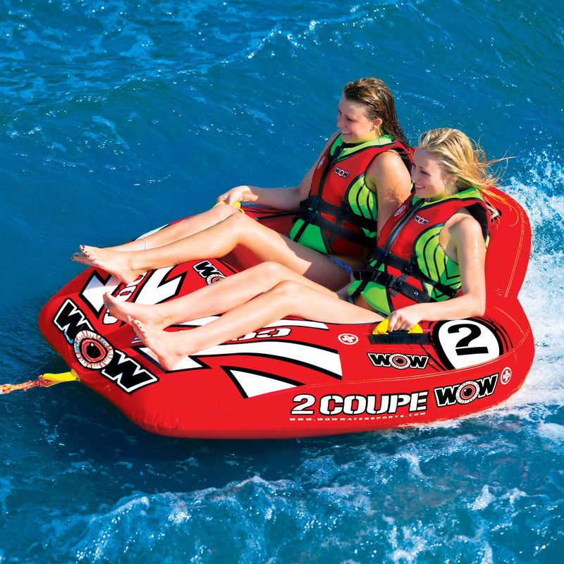 Load image into Gallery viewer, WOW Watersports 2 Person Coupe Cockpit Towable Water Tube
