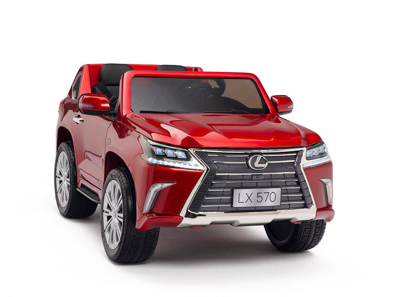 Load image into Gallery viewer, Blue 24V Power Lexus 570 Kids Electric Ride-on SUV with 4x4 Capability and EVA Rubber Tires
