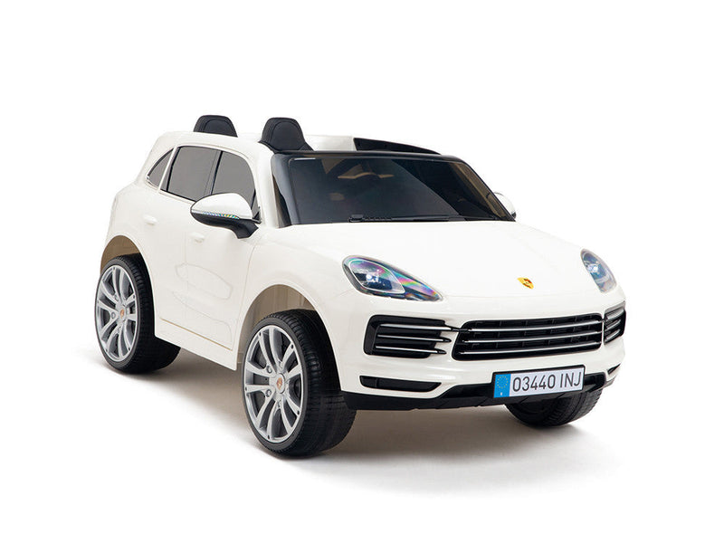 Load image into Gallery viewer, 12V Electric Porsche Cayenne Children&#39;s Ride-on Car with EVA Rubber Tires

