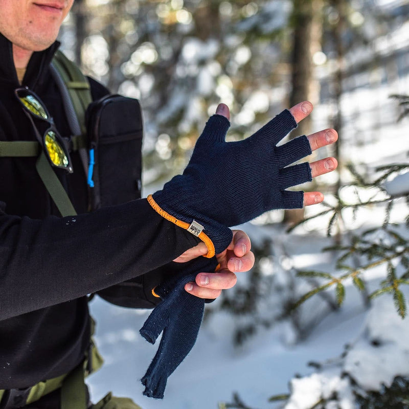 Load image into Gallery viewer, Lightweight Fingerless Wool Gloves
