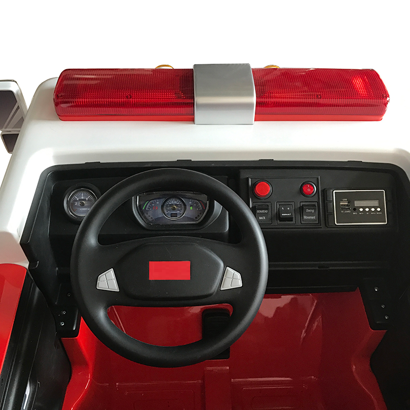Load image into Gallery viewer, Fire Truck Ride On Toy 2 Seater Red W/Fire Hose Function PA System
