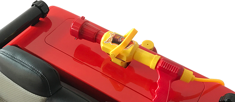 Load image into Gallery viewer, 2 Seater Fire Truck Ride On Toy W/Wireless Control Working Water Shooting Hose Function PA System Red
