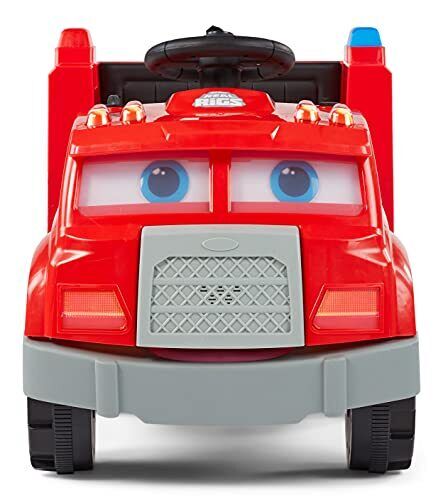 Fire Up Your Child's Imagination with the Real Rigs Toddler Fire Truck Ride On Toy - Perfect for Ages 1.5-4 Years!