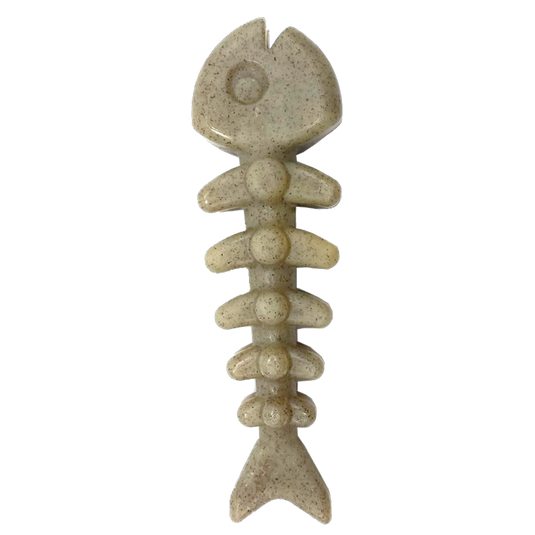 Fish Bone Nylon Dog Toy for Aggressive Chewers | USA Made | SodaPup