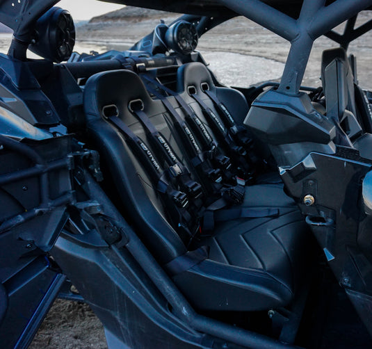 Maverick X3 Rear Bench Seat W Harnesses (2017-2025)