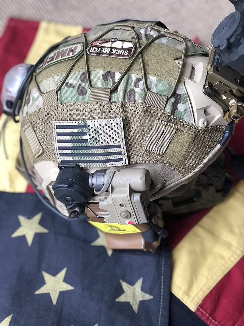 Load image into Gallery viewer, (PAIR of TWO) Reflective 3D US Flag Patch with Hook and Loop
