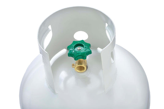 Flame King 100lb Empty Propane Tank LP Cylinder with POL Valve