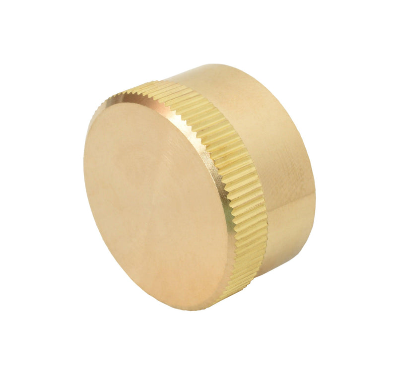 Load image into Gallery viewer, Flame King 1 lb Propane Tank Caps - Brass Cylinder Caps (4 Pack)
