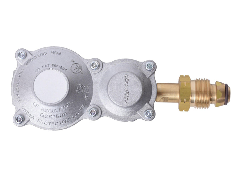 Load image into Gallery viewer, Flame King 2-Stage 150,000 BTU Propane LP Horizontal Super Compact Regulator

