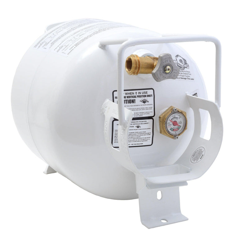 Load image into Gallery viewer, Flame King 20lb Horizontal Propane Cylinder Tank With Valve and Gauge Rv Trailer
