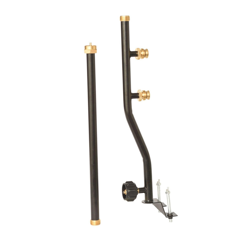 Load image into Gallery viewer, Flame King 3 Outlets Adapter 20 to 1LB Propane Tank Distribution Post Pole Tree Stem Stand

