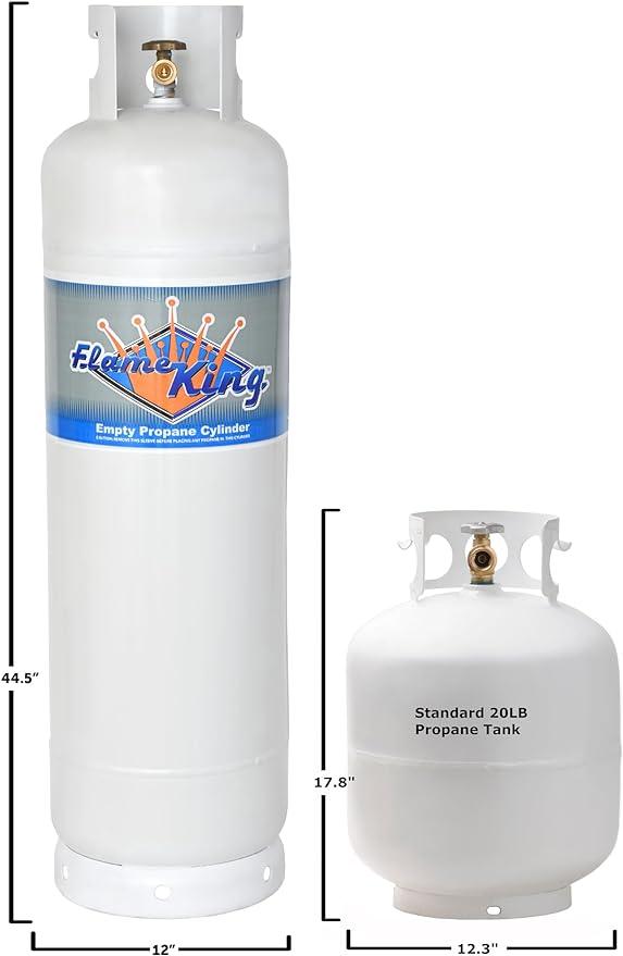 Load image into Gallery viewer, Flame King 60lb Propane Tank LP Cylinder with POL
