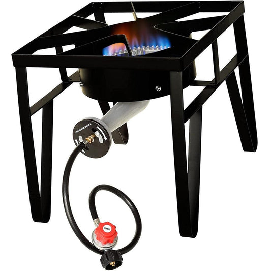 Flame King Heavy Duty 200,000 BTU Propane Gas Single Burner Cooker - Skoutley Outdoors LLC