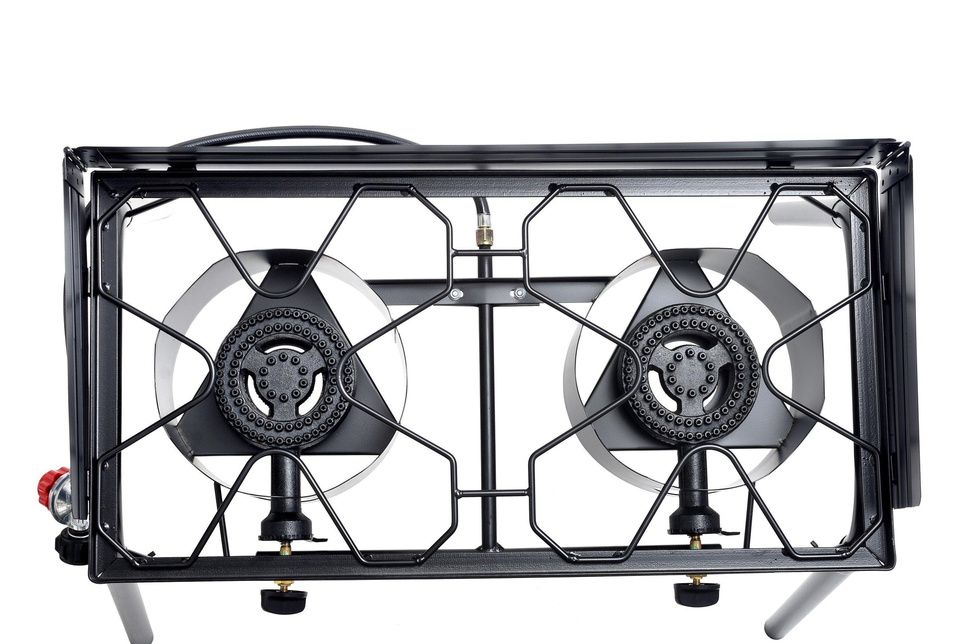 Flame King Outdoor Propane Double Dual Burner Cooker Stove - Skoutley Outdoors LLC