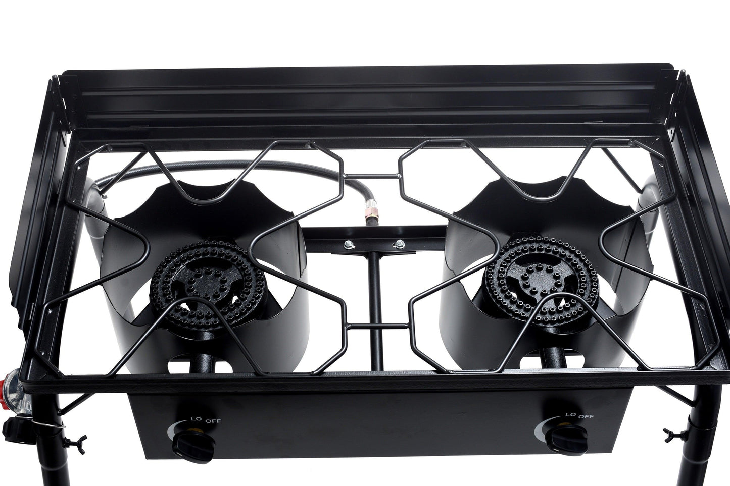 Flame King Outdoor Propane Double Dual Burner Cooker Stove - Skoutley Outdoors LLC