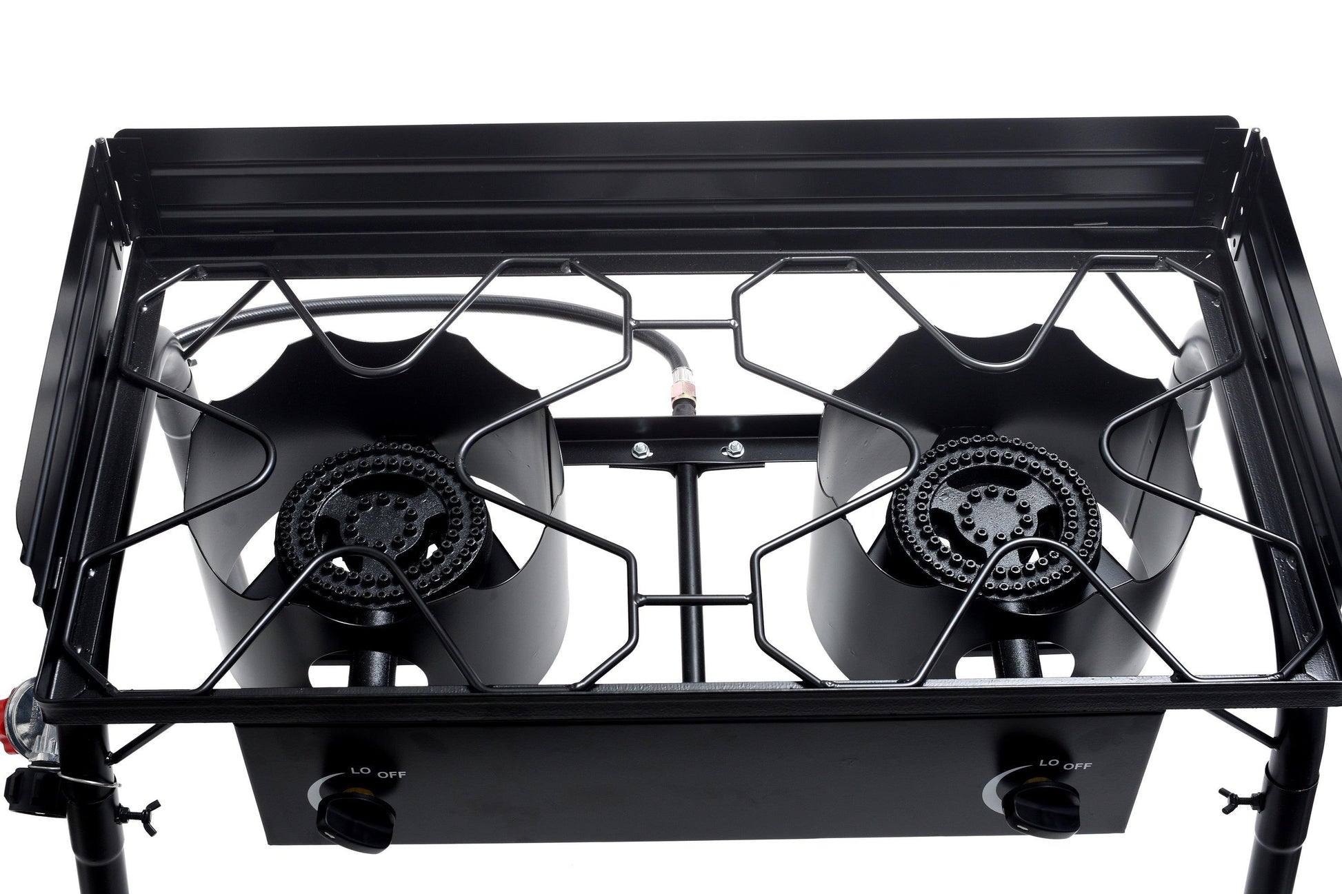 Flame King Outdoor Propane Double Dual Burner Cooker Stove - Skoutley Outdoors LLC