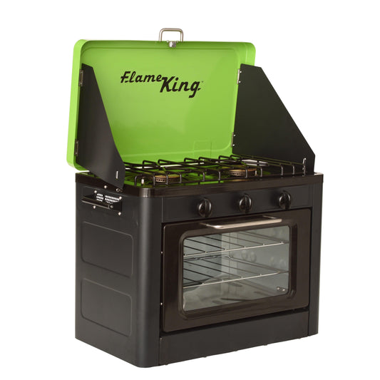 Flame King Portable Camping Oven Stove Combo - Skoutley Outdoors LLC