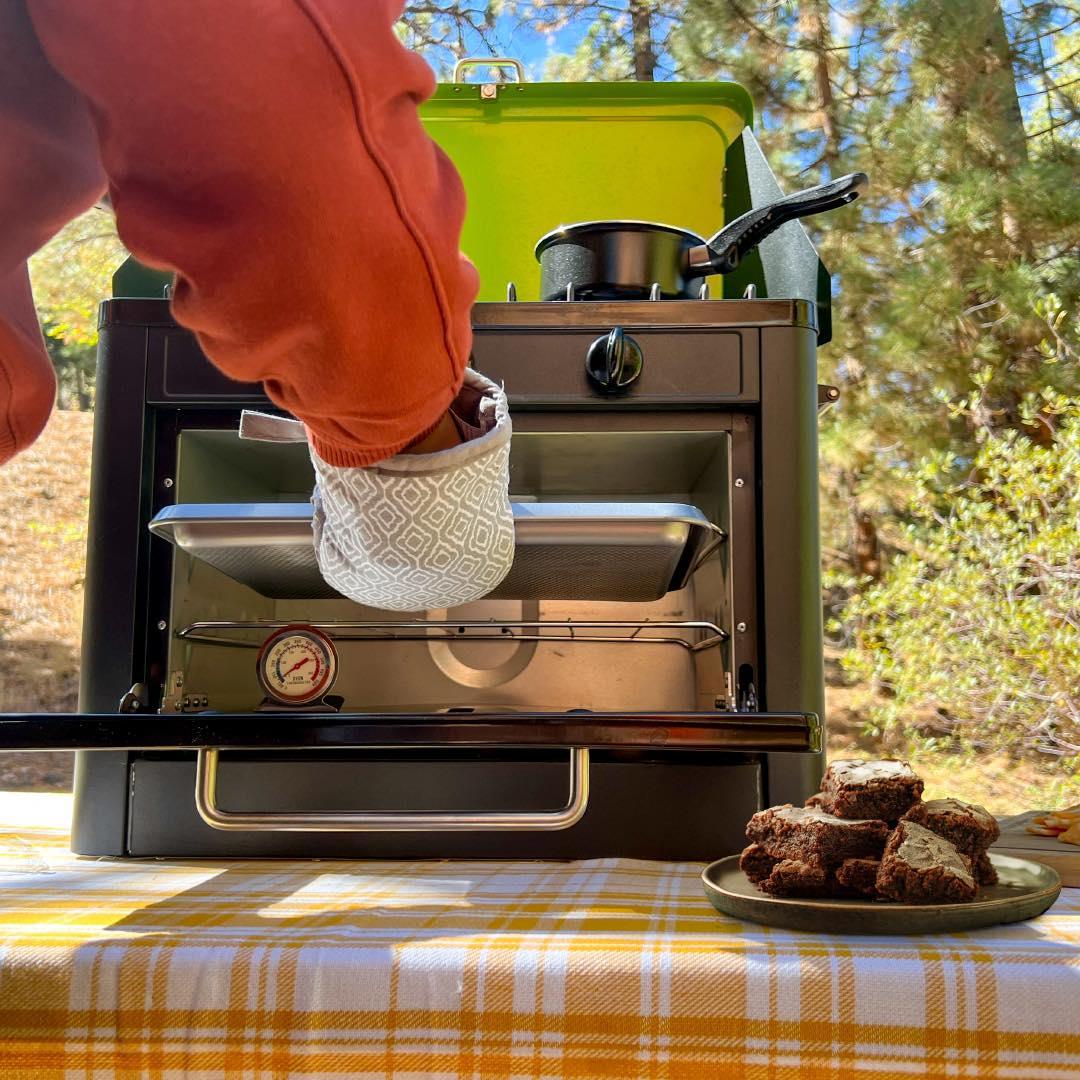 Flame King Portable Camping Oven Stove Combo - Skoutley Outdoors LLC