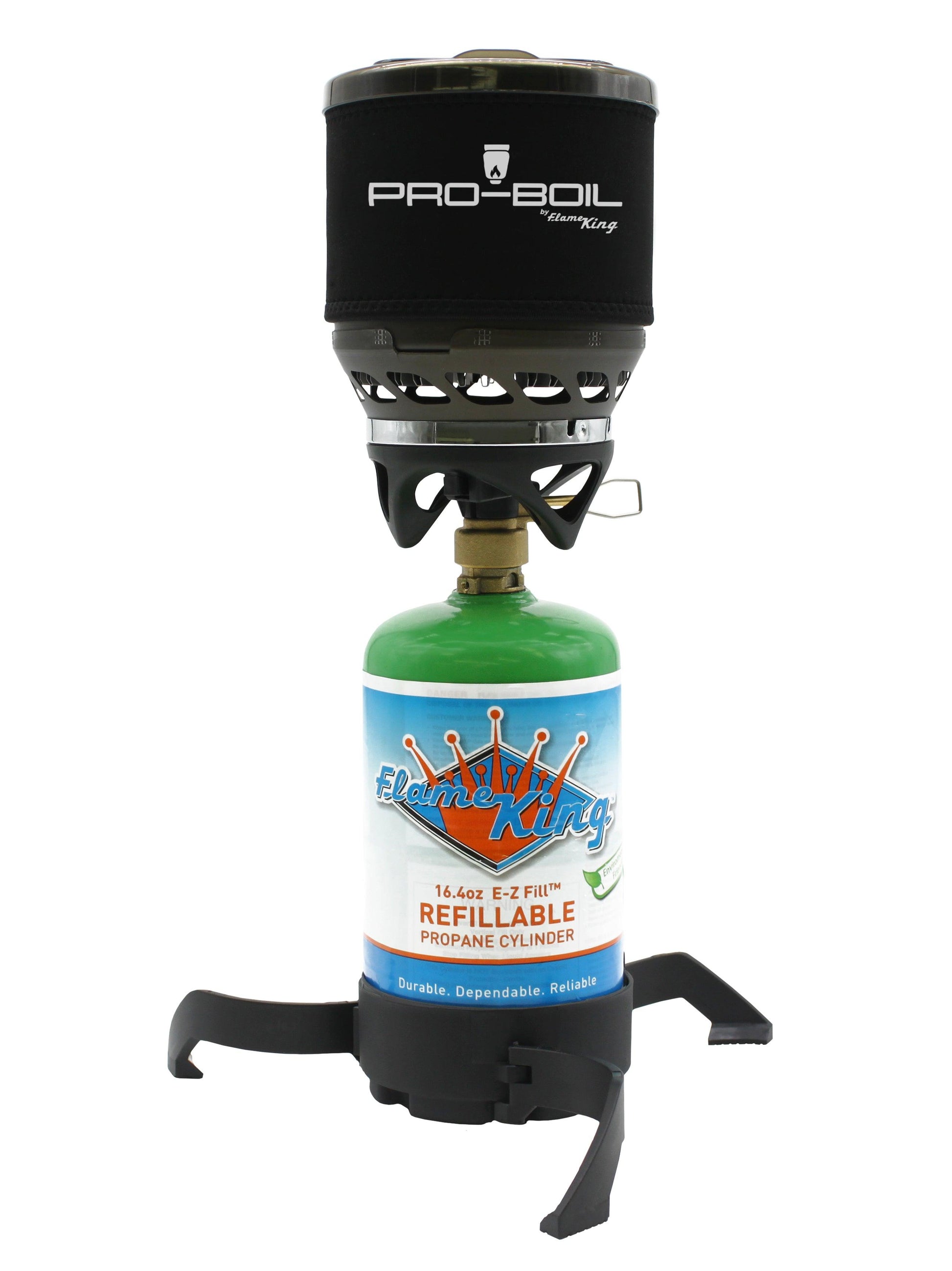 Flame King Pro-Boil Camping and Backpacking Stove Cooking System - Skoutley Outdoors LLC