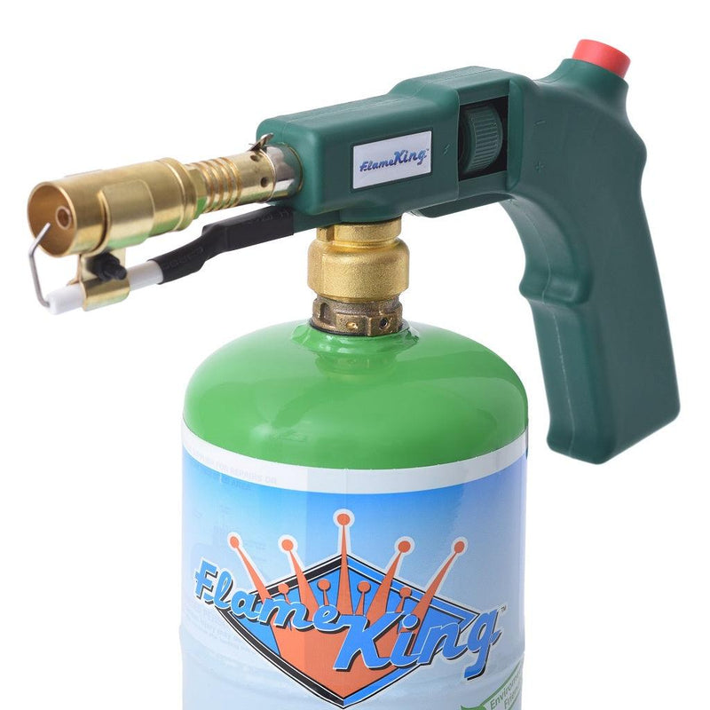 Load image into Gallery viewer, Flame King High Intensity Propane Cooking Searing Torch with Electric Start &amp; Comfort Handle
