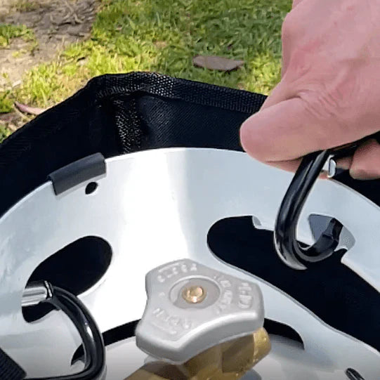 Load image into Gallery viewer, Flame King Propane Tank Backpack Carrier for 5lb or 10lb Cylinder For Weed Burner Torch
