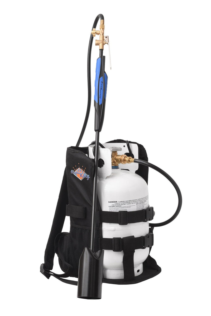 Load image into Gallery viewer, Flame King Propane Tank Backpack Carrier for 5lb or 10lb Cylinder For Weed Burner Torch
