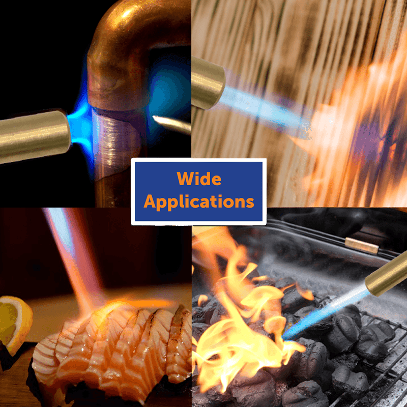 Load image into Gallery viewer, Flame King Propane Torch Webbed Flame Soldering
