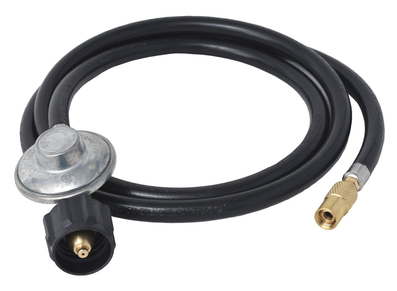 Load image into Gallery viewer, Flame King Regulator Hose Adapter Connect to 20Lb Tank for 17 and 22 inch Tabletop Grill Griddle, 6 Feet
