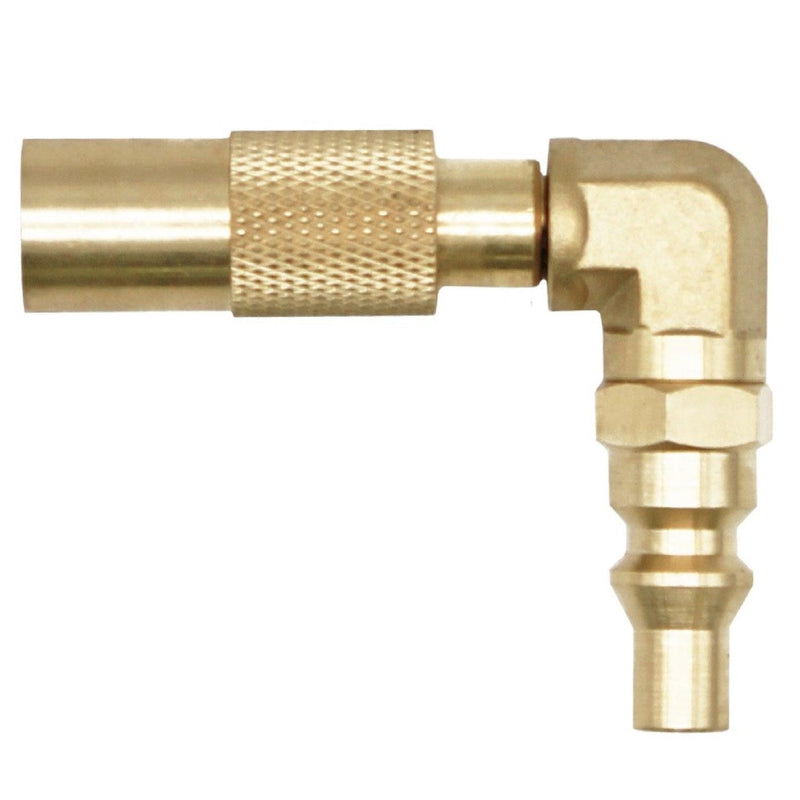 Load image into Gallery viewer, Flame King RV Quick Connect Elbow Adapter for 17" or 22" Griddle
