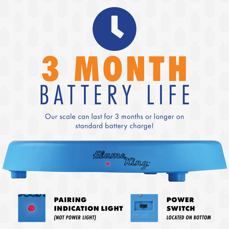Load image into Gallery viewer, Flame King Smart Wireless Gauge Propane Tank Scale
