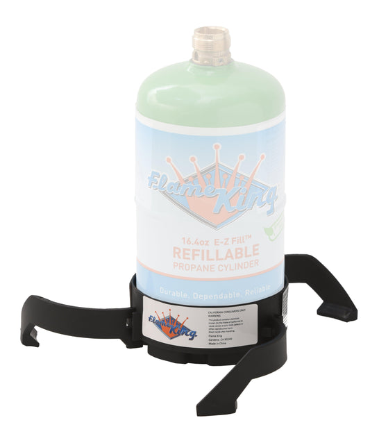 Flame King Spider Base for 1lb Propane Cylinder - Skoutley Outdoors LLC