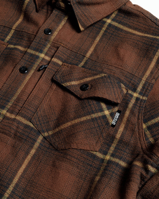 Destroyer Flannel - Burnt Brown