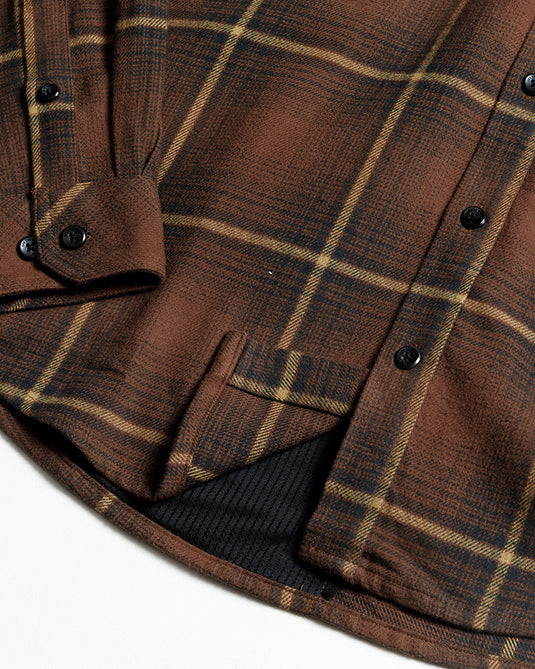 Destroyer Flannel - Burnt Brown