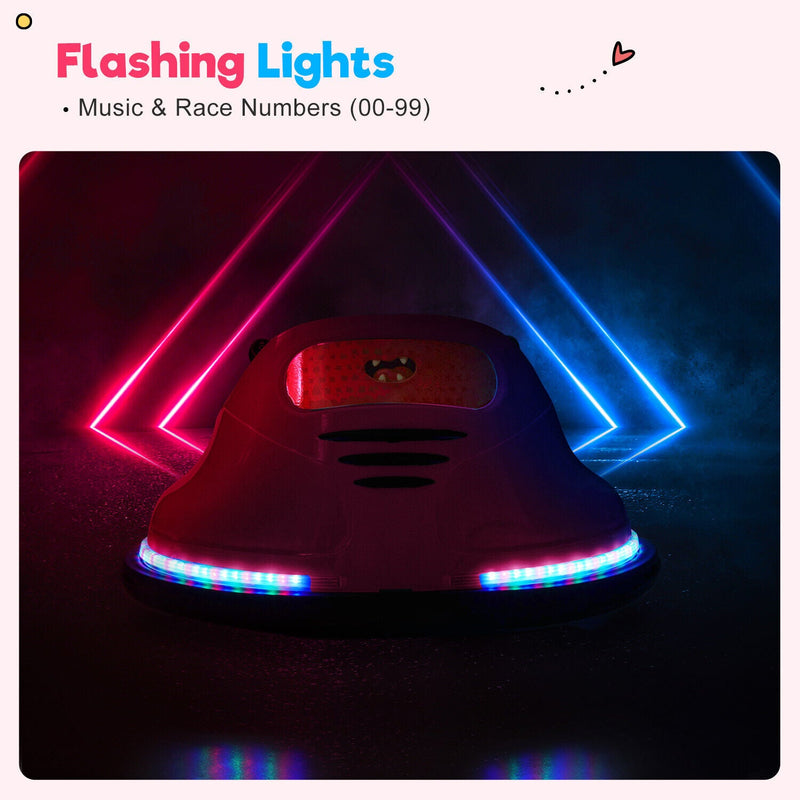 Load image into Gallery viewer, Flashy Remote-Controlled Bumper Car for Kids with Electric Ride-On Fun
