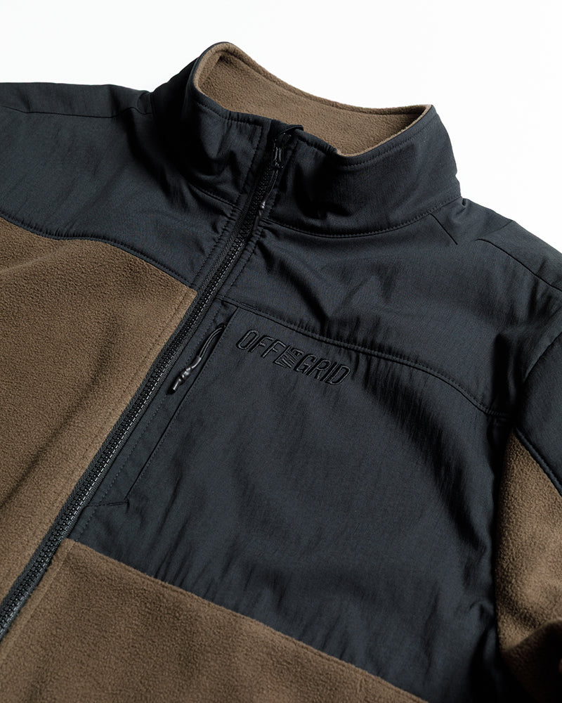 Load image into Gallery viewer, Bruin Fleece Zip Up- Major Brown

