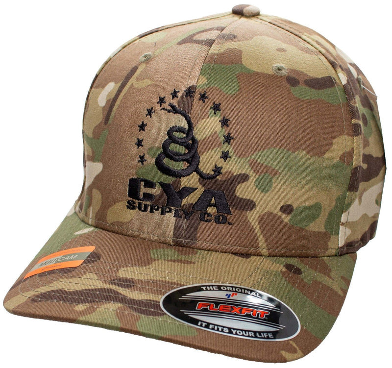 Load image into Gallery viewer, Flexfit Fitted Cap Multicam
